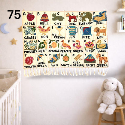 Handmade Alphabet Tapestry Landscape Wall Hanging - JayKayBoutiqueOnline