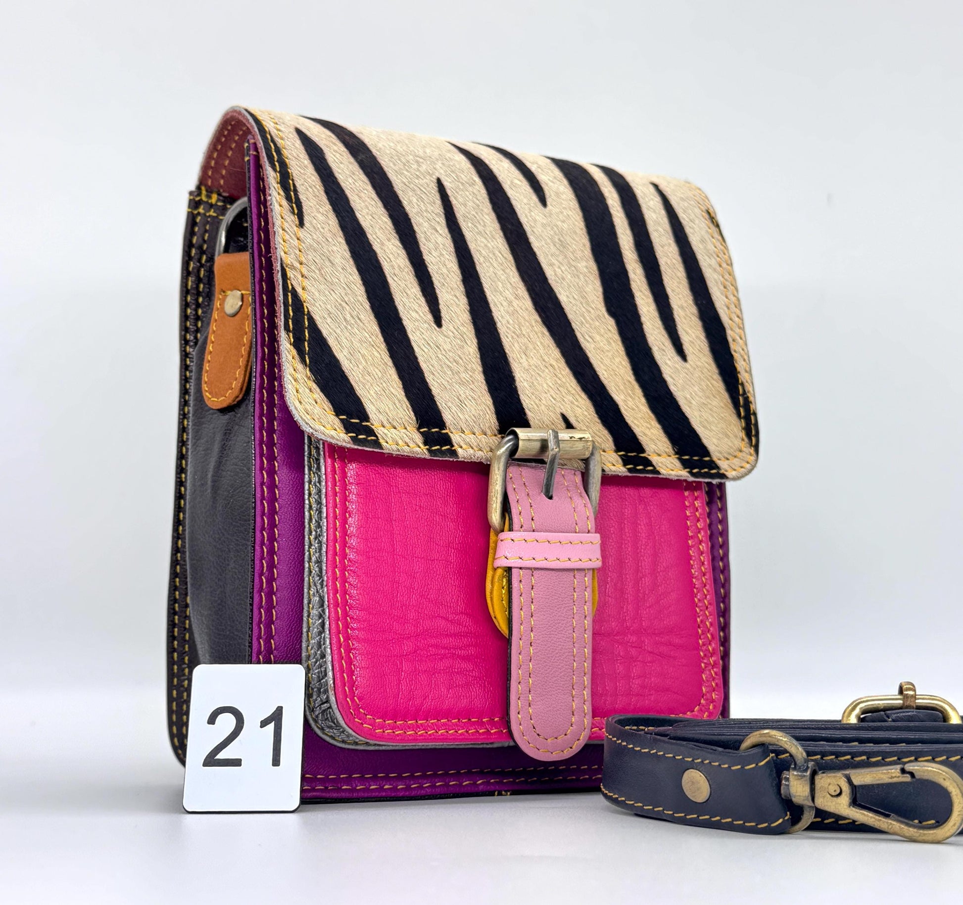 Recycled Leather Crossbody Bag - JayKayBoutiqueOnline