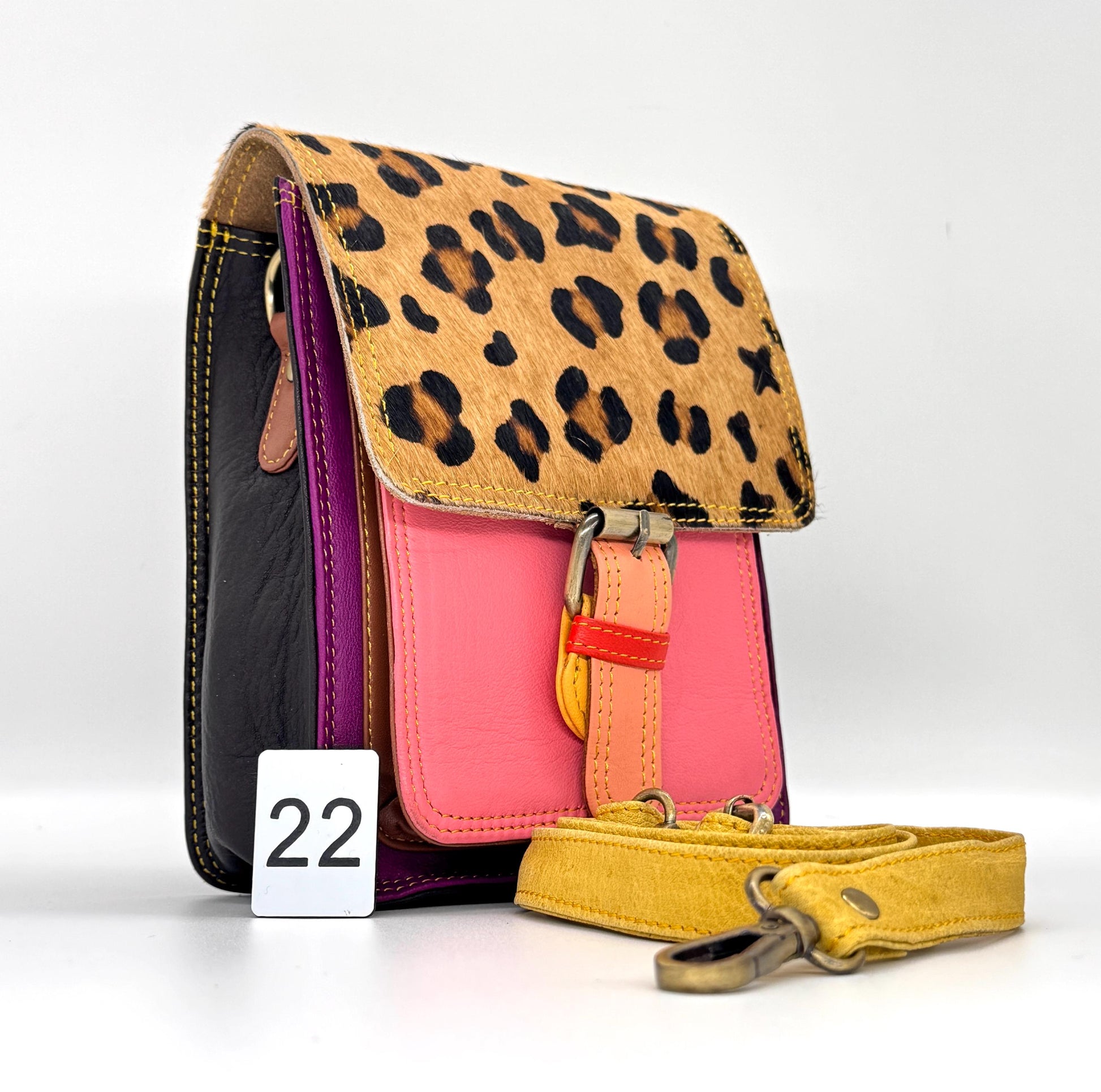 Recycled Leather Crossbody Bag - JayKayBoutiqueOnline