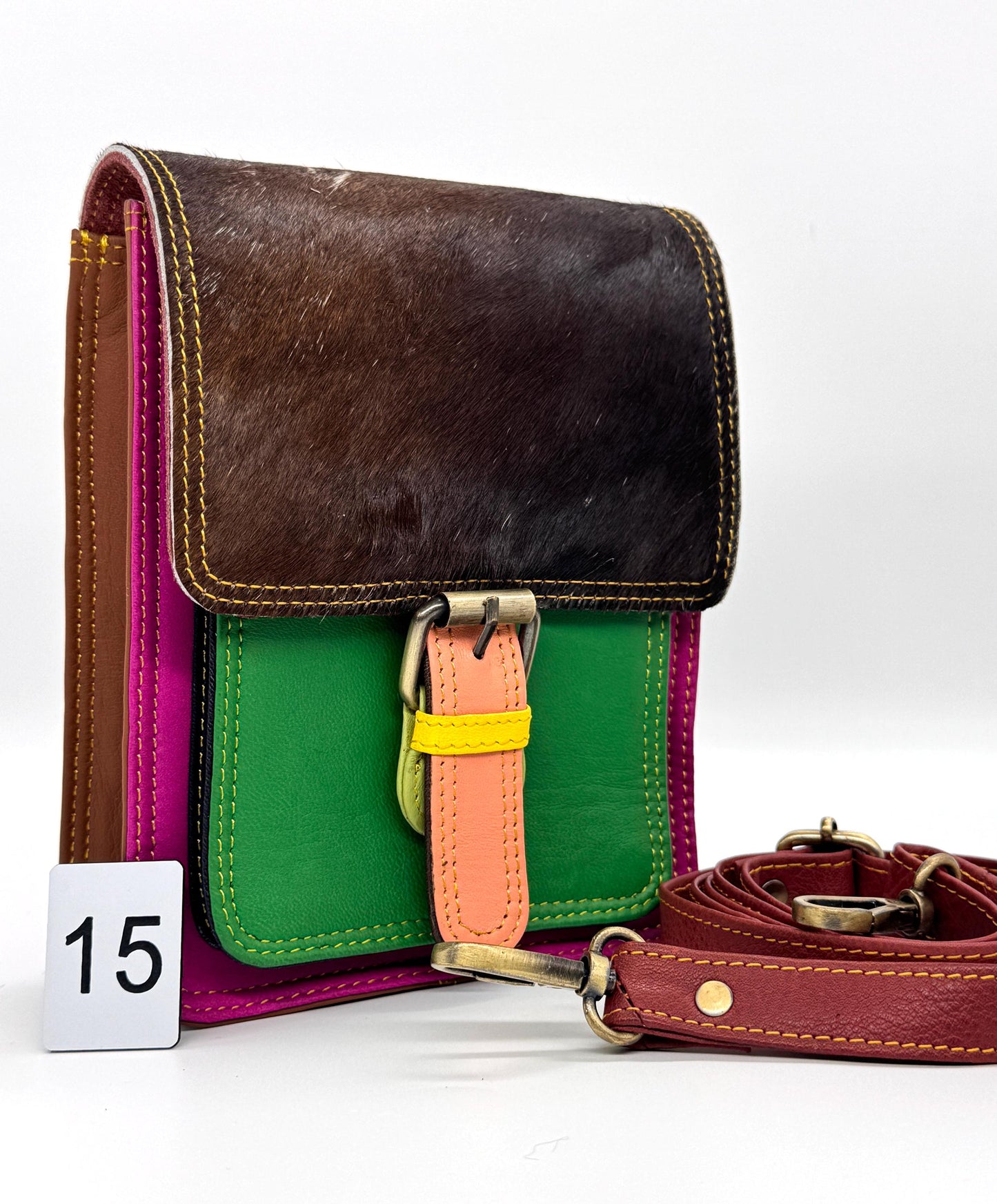 Recycled Leather Crossbody Bag - JayKayBoutiqueOnline
