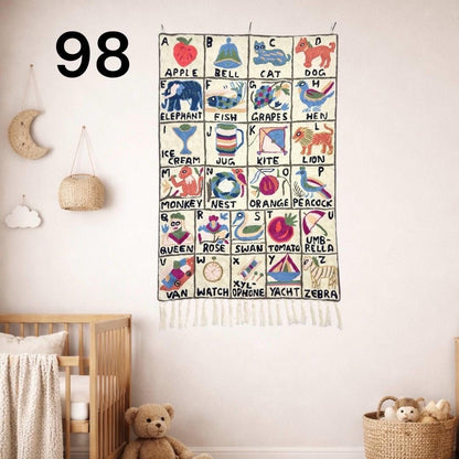 Handmade ABC Tapestry - JayKayBoutiqueOnline