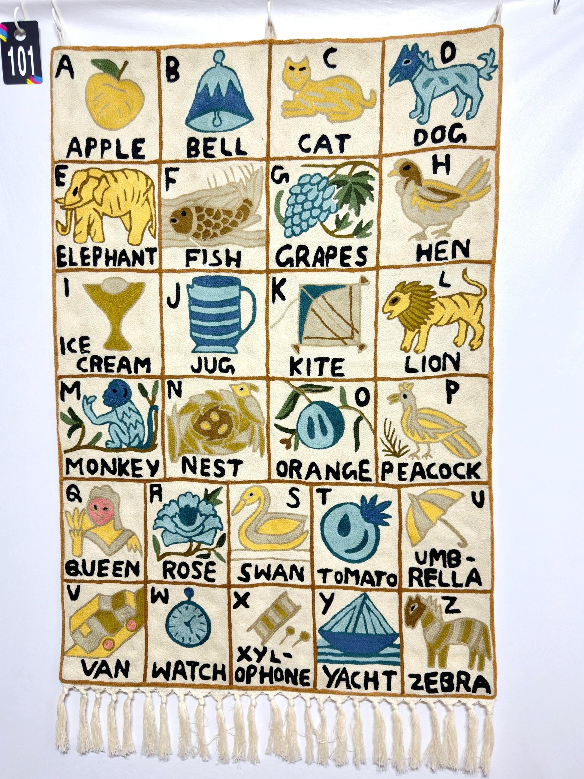 Handmade ABC Tapestry - JayKayBoutiqueOnline