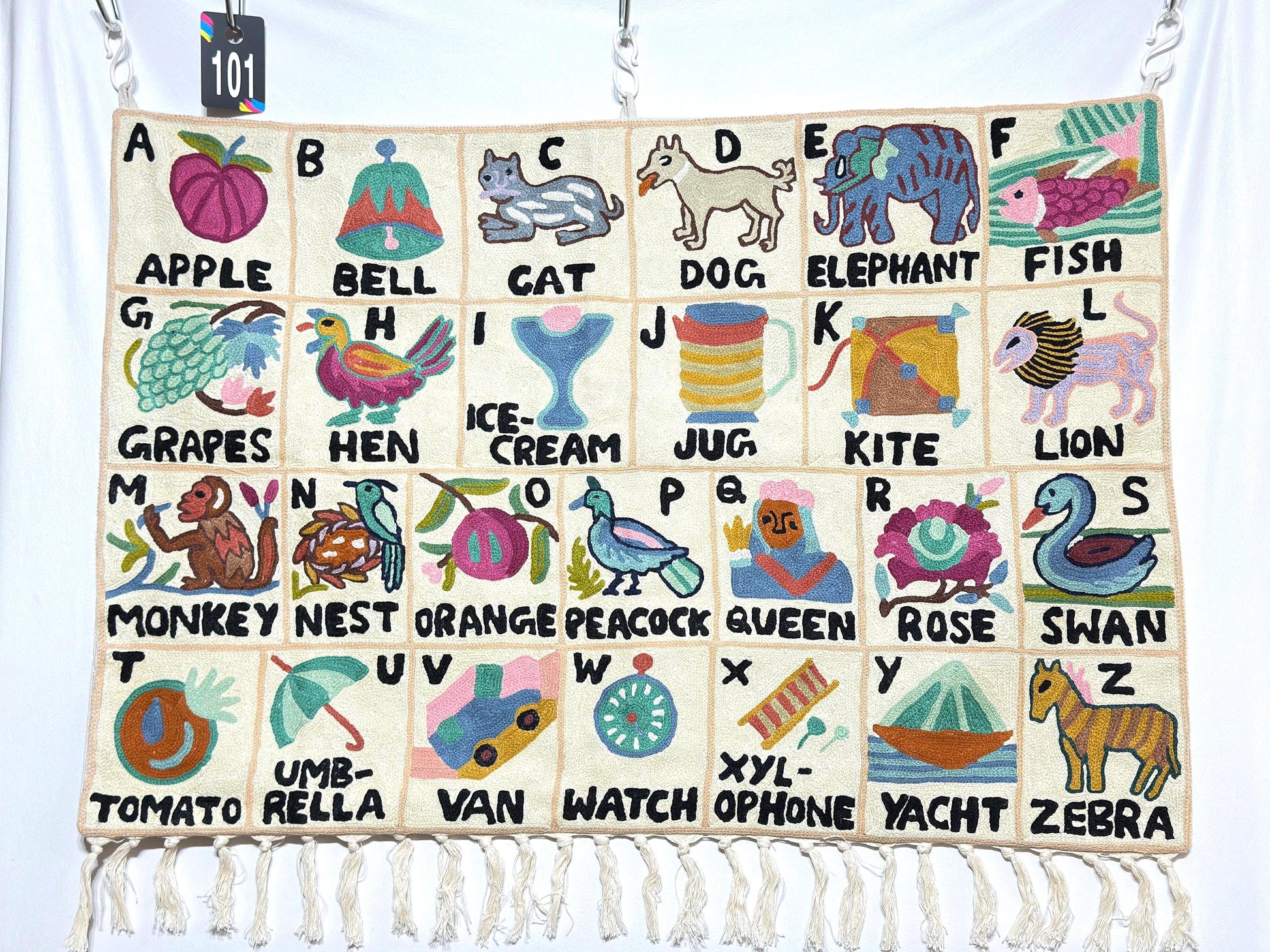 Handmade Alphabet Tapestry Landscape Wall Hanging - JayKayBoutiqueOnline