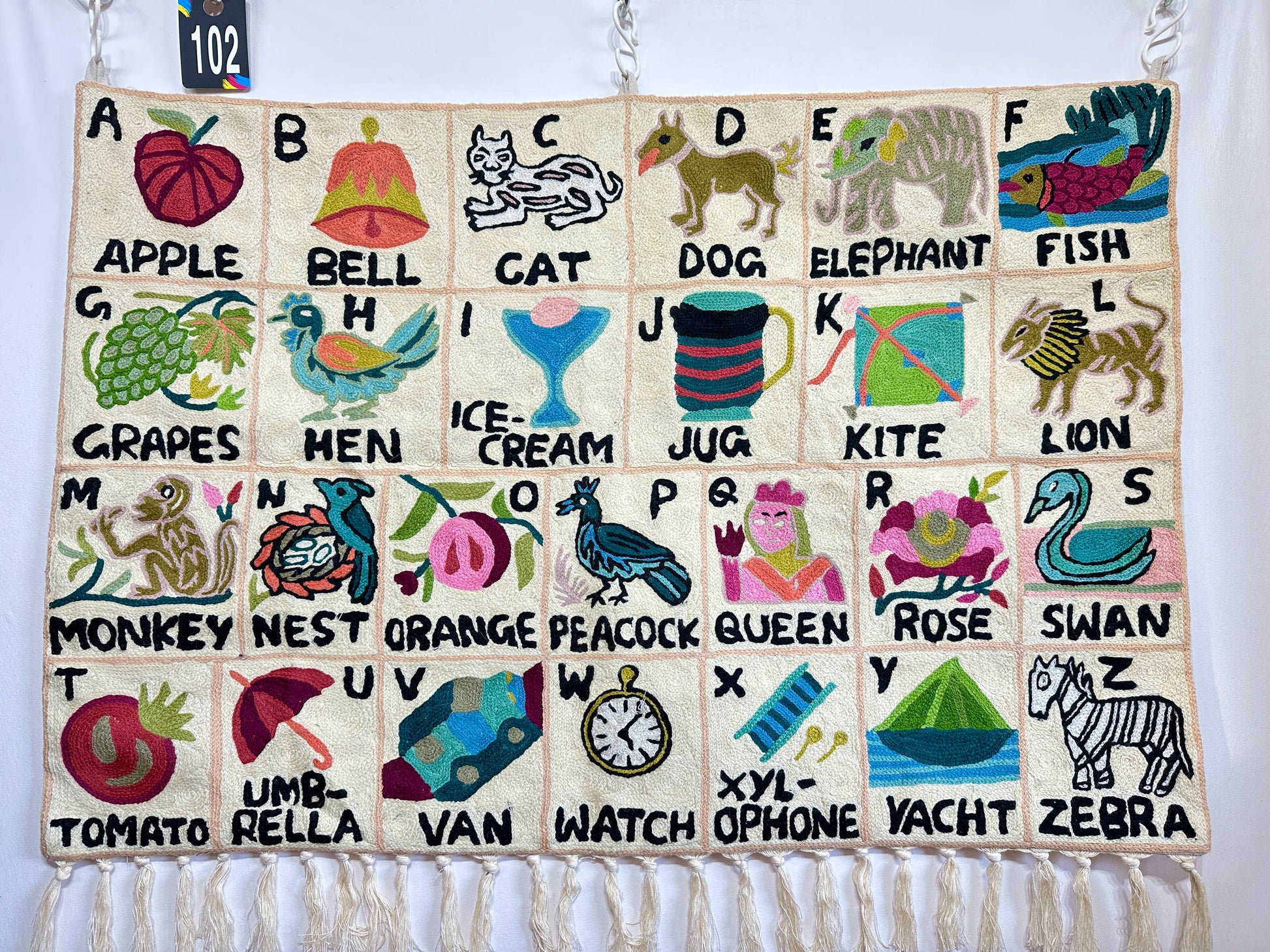 Handmade Alphabet Tapestry Landscape Wall Hanging - JayKayBoutiqueOnline