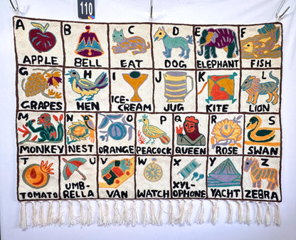 Handmade Alphabet Tapestry Landscape Wall Hanging - JayKayBoutiqueOnline