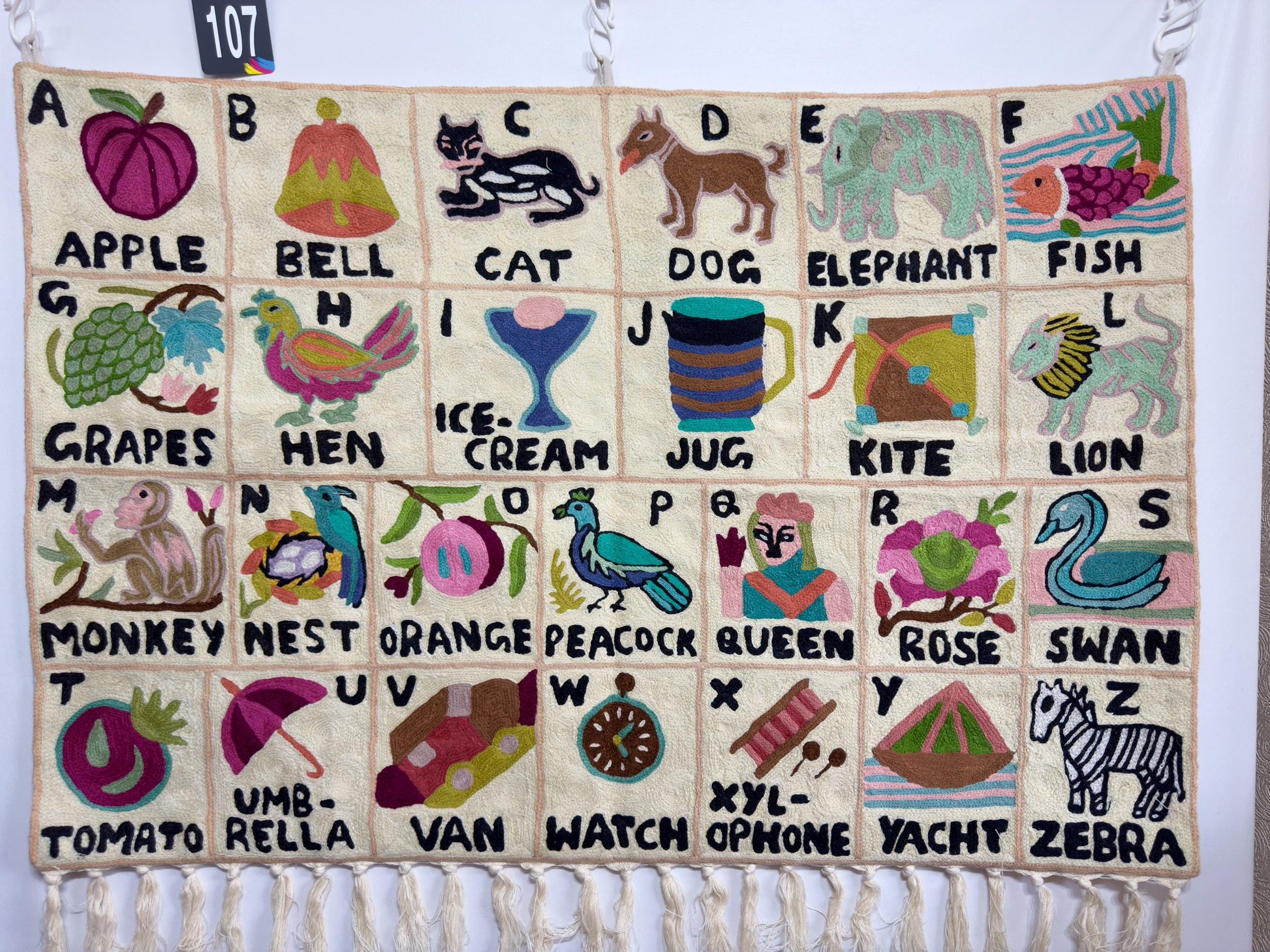 Handmade Alphabet Tapestry Landscape Wall Hanging - JayKayBoutiqueOnline