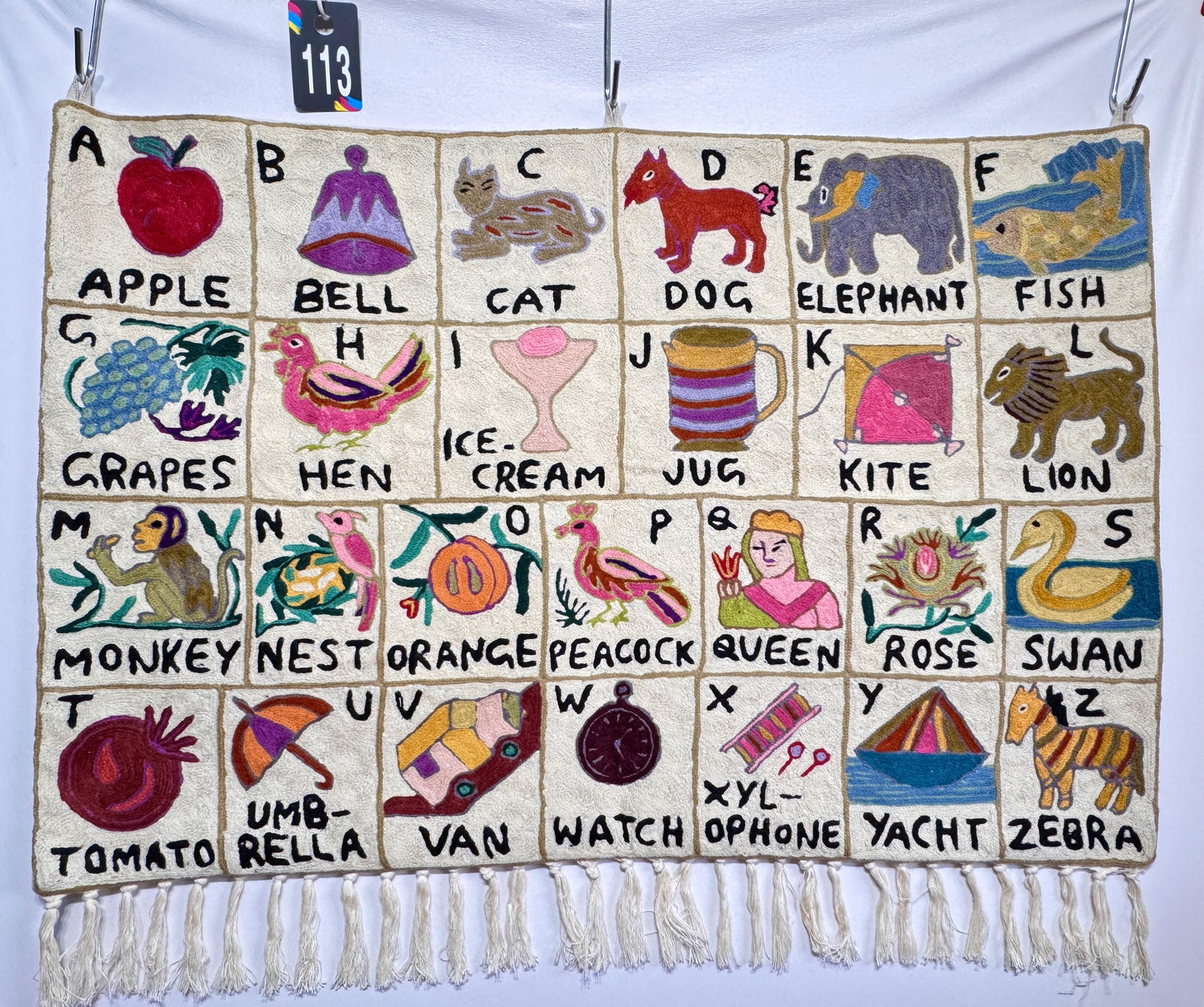 Handmade Alphabet Tapestry Landscape Wall Hanging - JayKayBoutiqueOnline