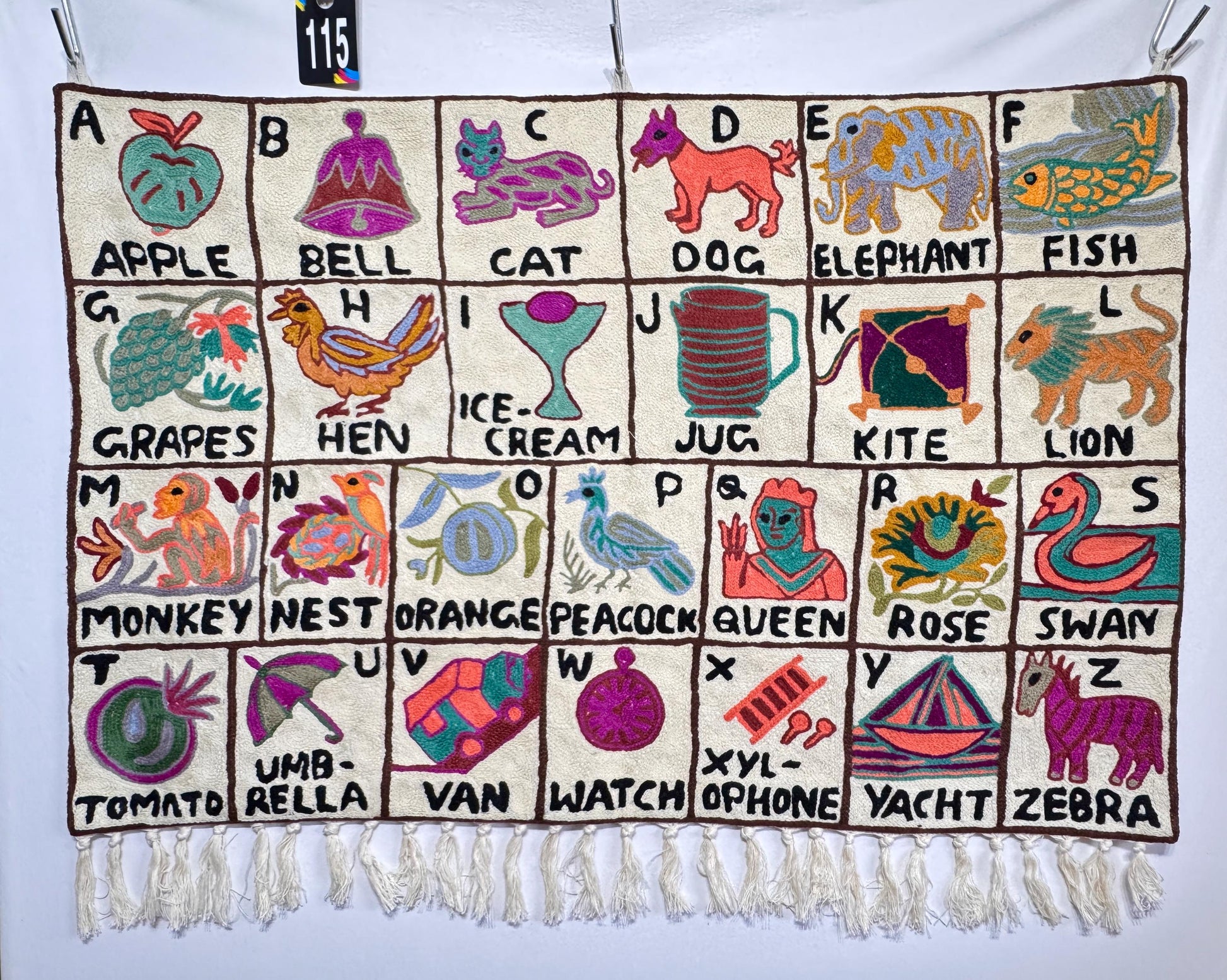 Handmade Alphabet Tapestry Landscape Wall Hanging - JayKayBoutiqueOnline