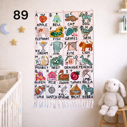 Handmade ABC Tapestry - JayKayBoutiqueOnline
