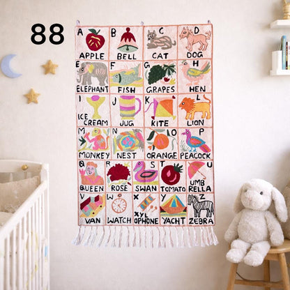 Handmade ABC Tapestry - JayKayBoutiqueOnline