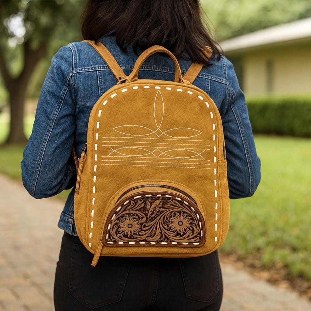 Convertible Suede Backpack - JayKayBoutiqueOnline