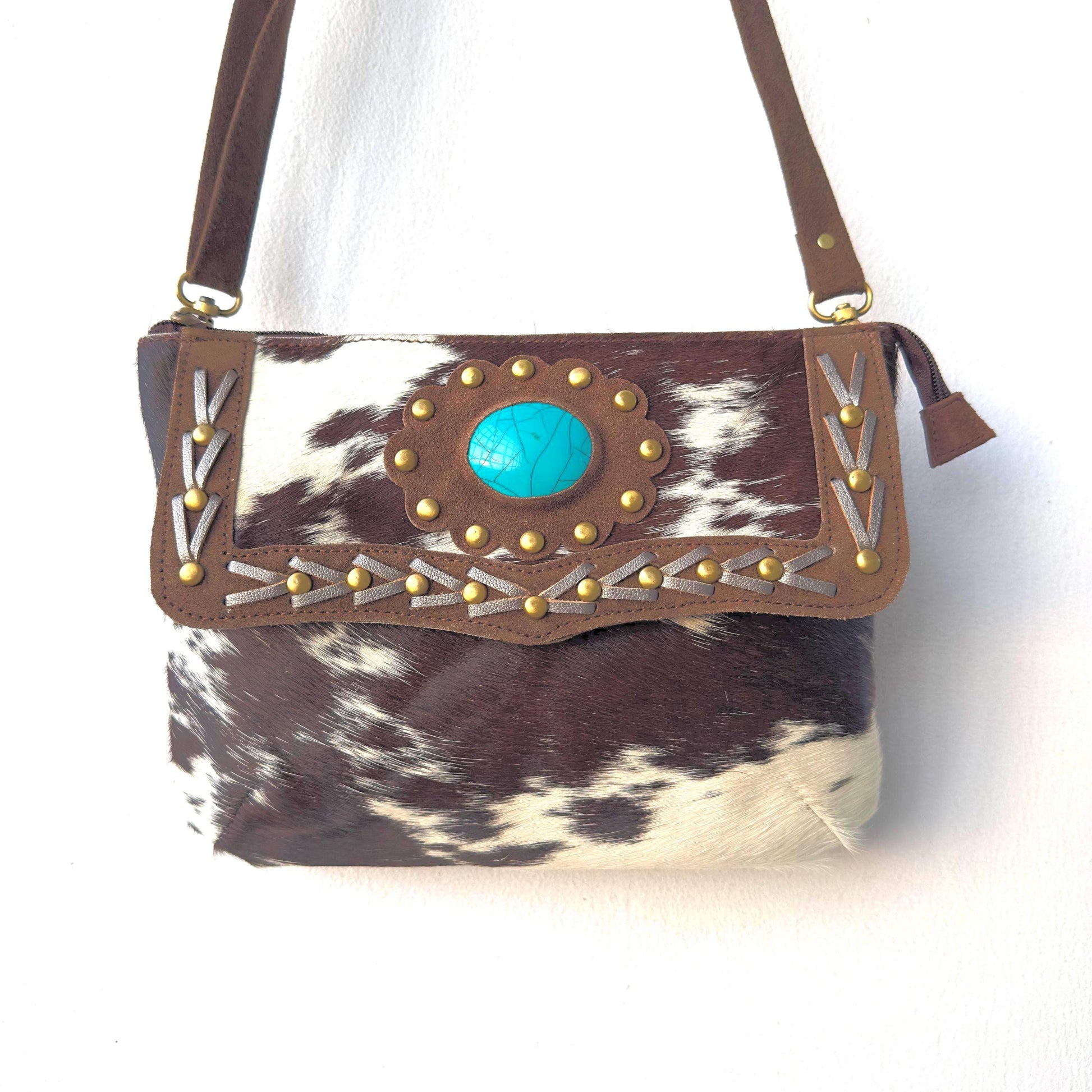 Handmade Suede Crossbody Clutch - JayKayBoutiqueOnline