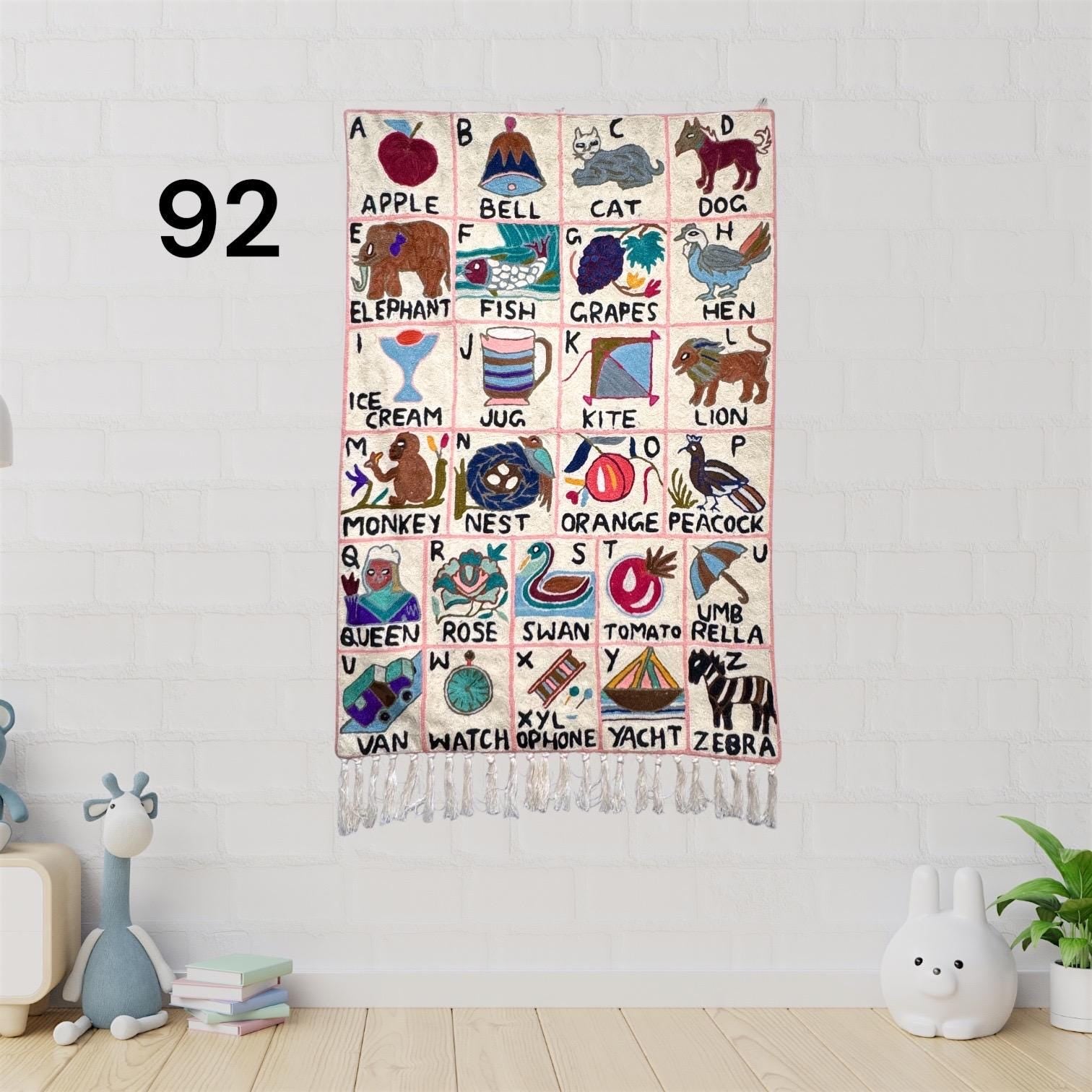 Handmade ABC Tapestry - JayKayBoutiqueOnline