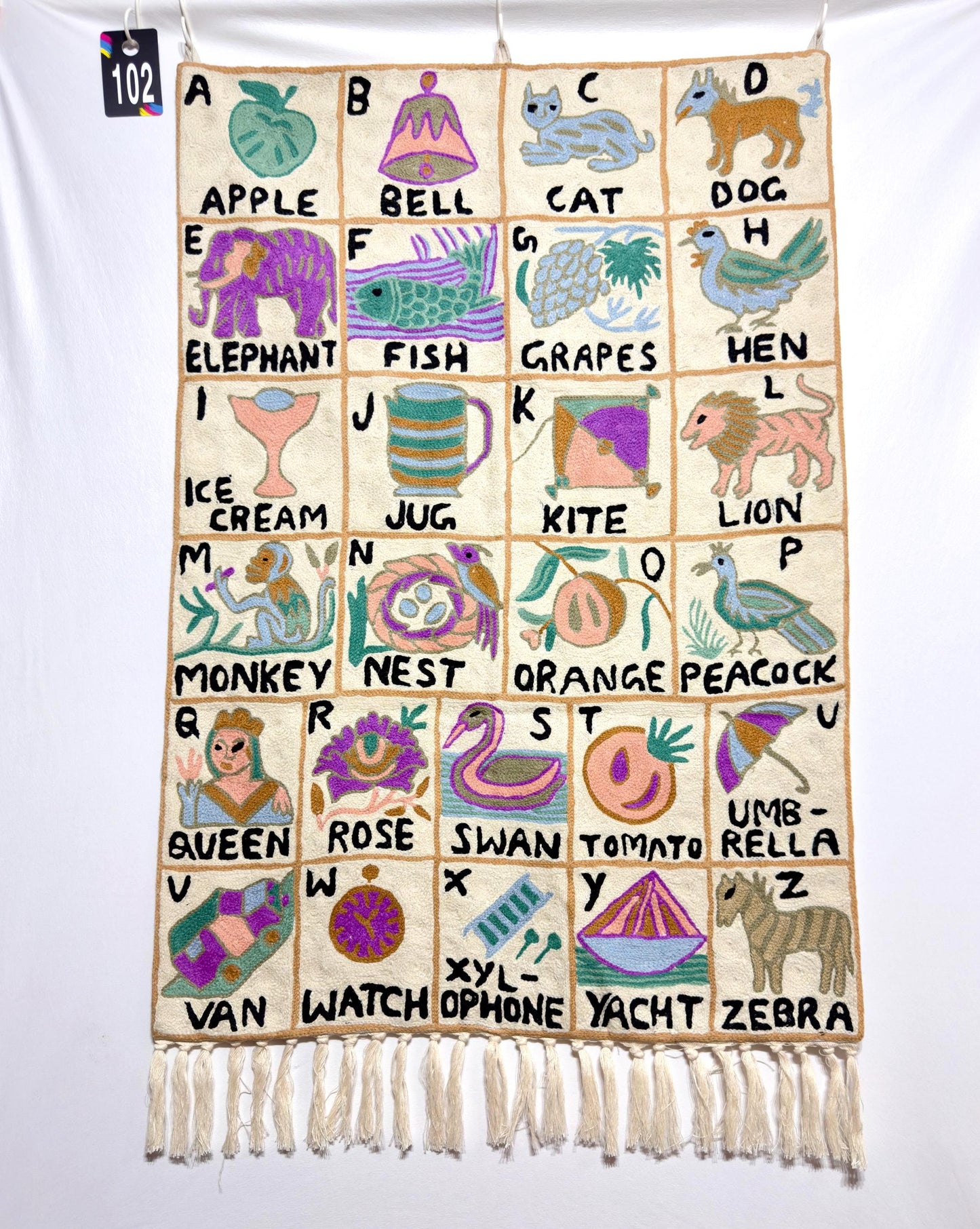 Handmade ABC Tapestry - JayKayBoutiqueOnline