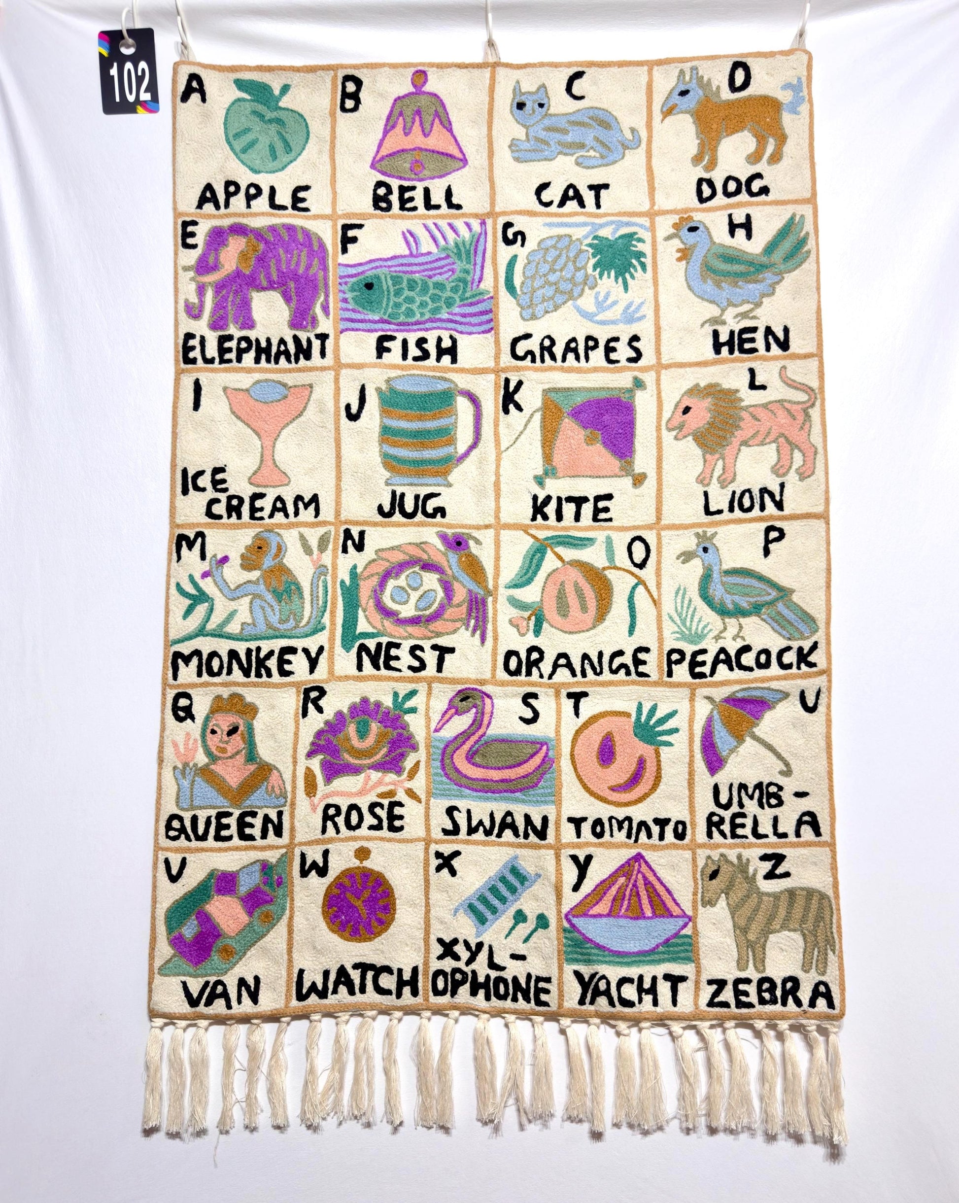 Handmade ABC Tapestry - JayKayBoutiqueOnline