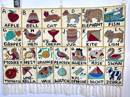 Handmade Alphabet Tapestry Landscape Wall Hanging - JayKayBoutiqueOnline