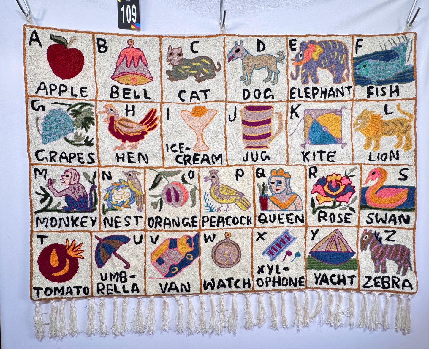 Handmade Alphabet Tapestry Landscape Wall Hanging - JayKayBoutiqueOnline