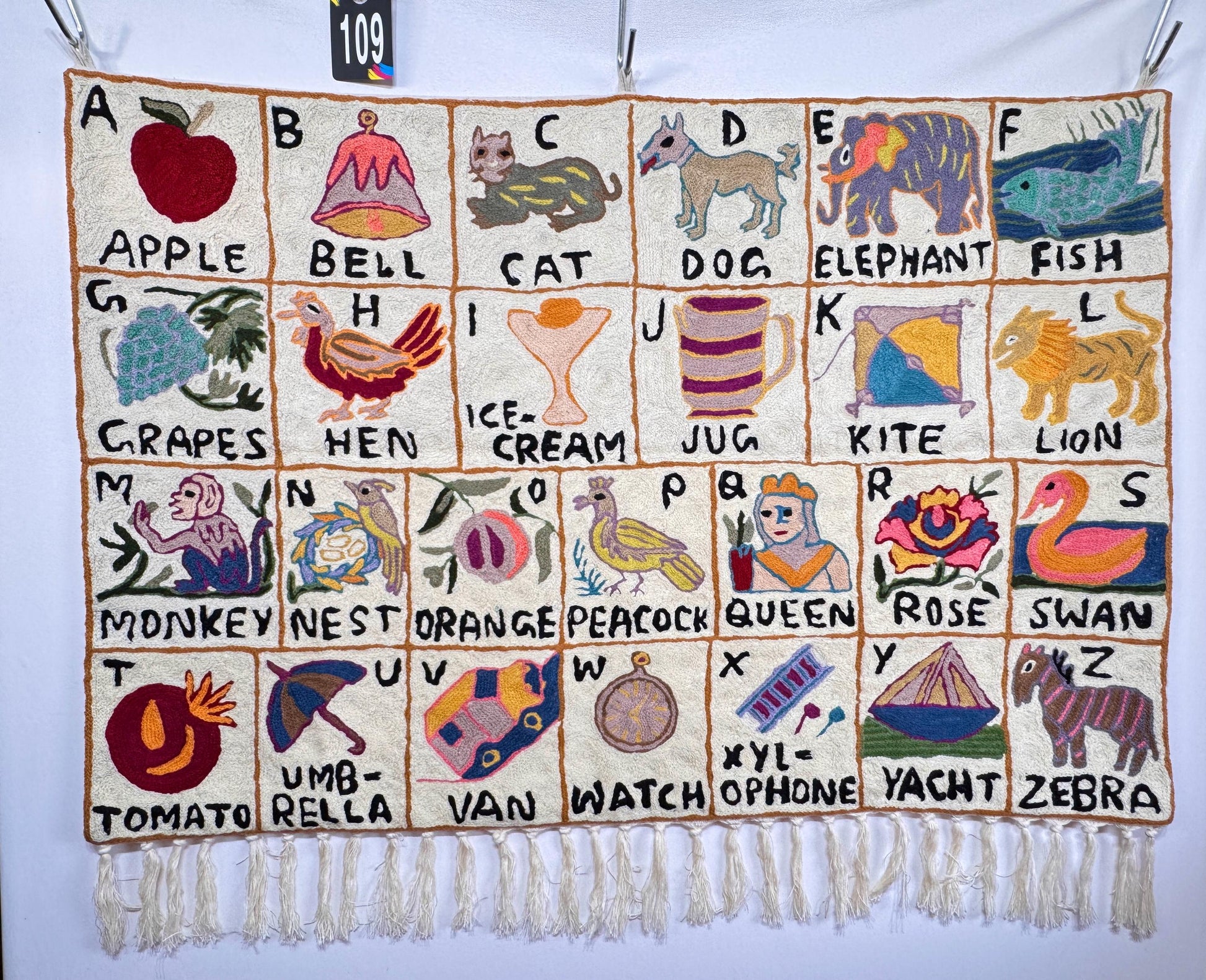 Handmade Alphabet Tapestry Landscape Wall Hanging - JayKayBoutiqueOnline