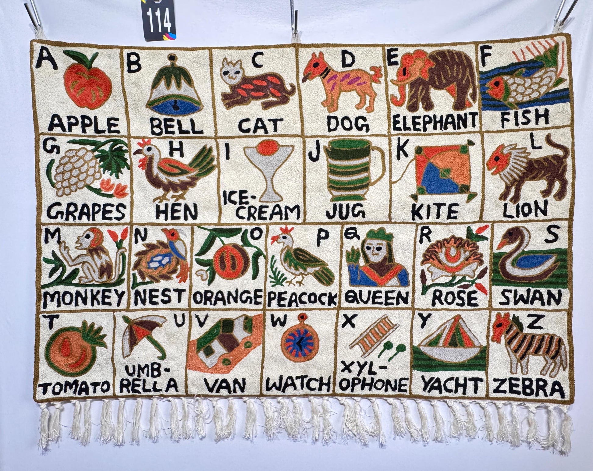 Handmade Alphabet Tapestry Landscape Wall Hanging - JayKayBoutiqueOnline