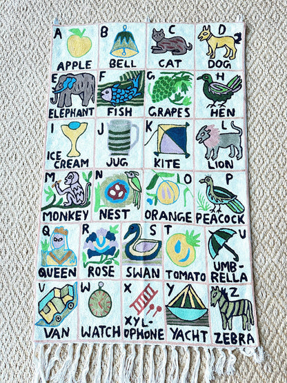 Handmade ABC Tapestry - JayKayBoutiqueOnline