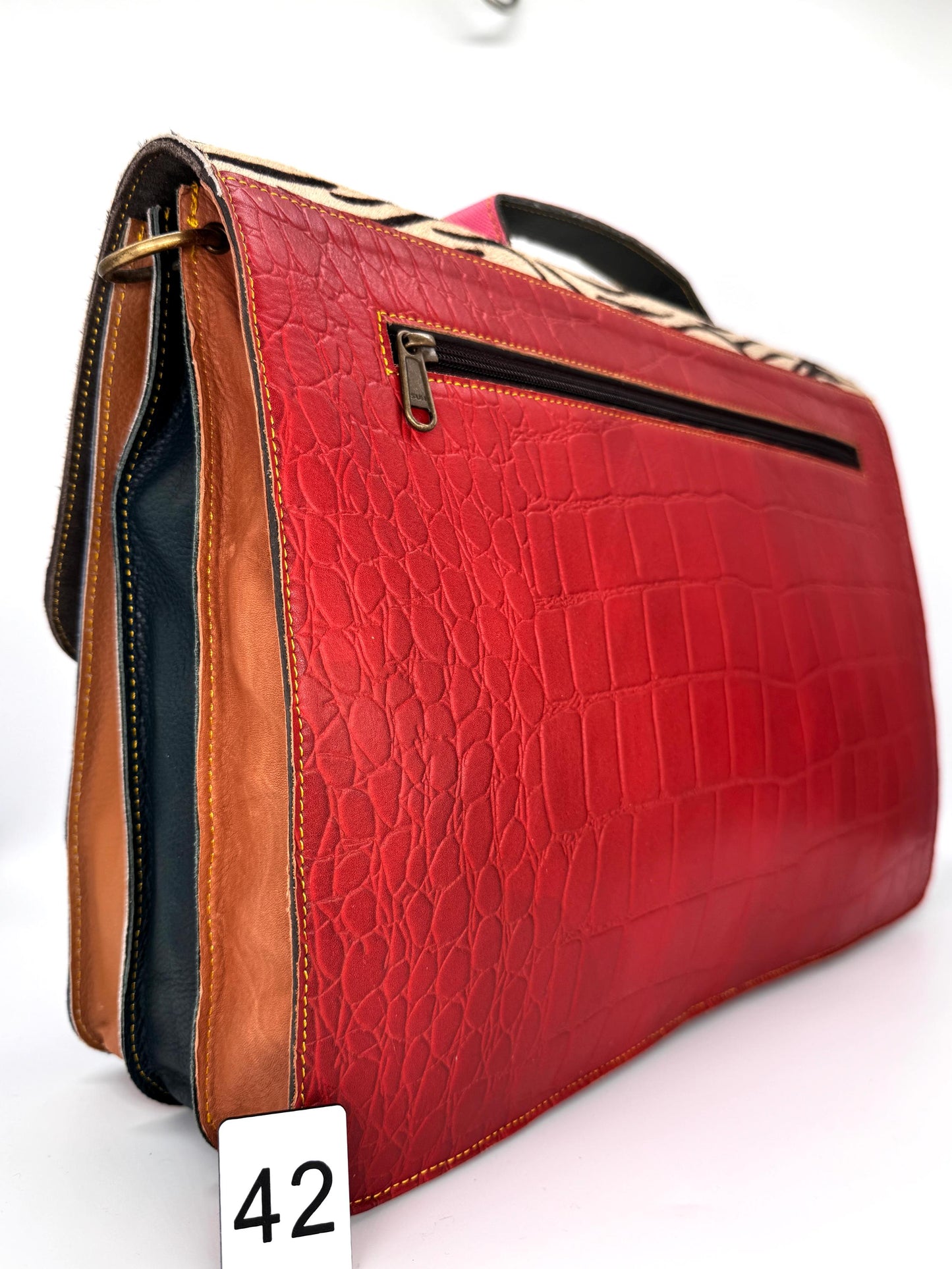 Recycled Leather Satchel - JayKayBoutiqueOnline