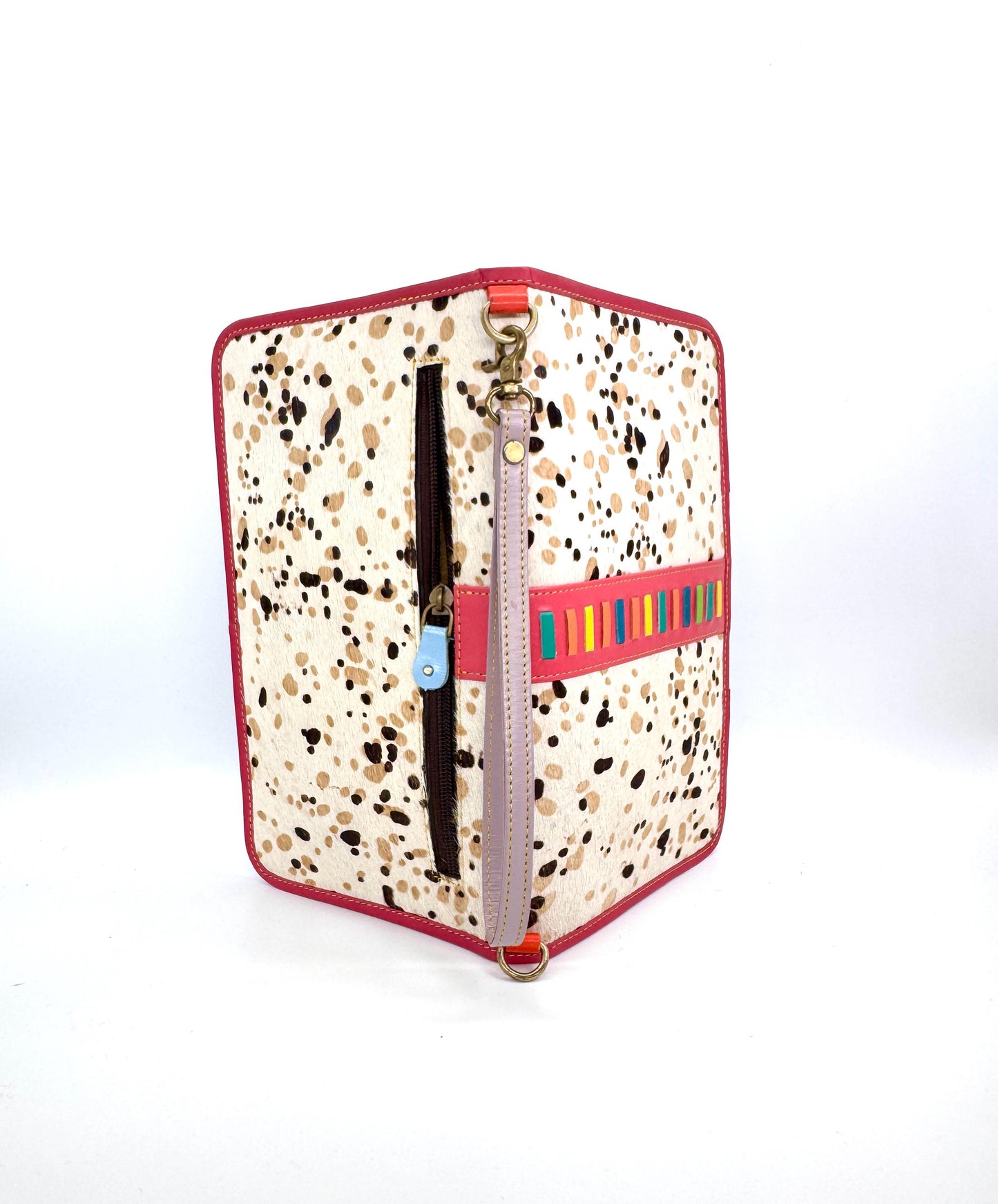 Recycled Leather Crossbody Clutch Purse - JayKayBoutiqueOnline