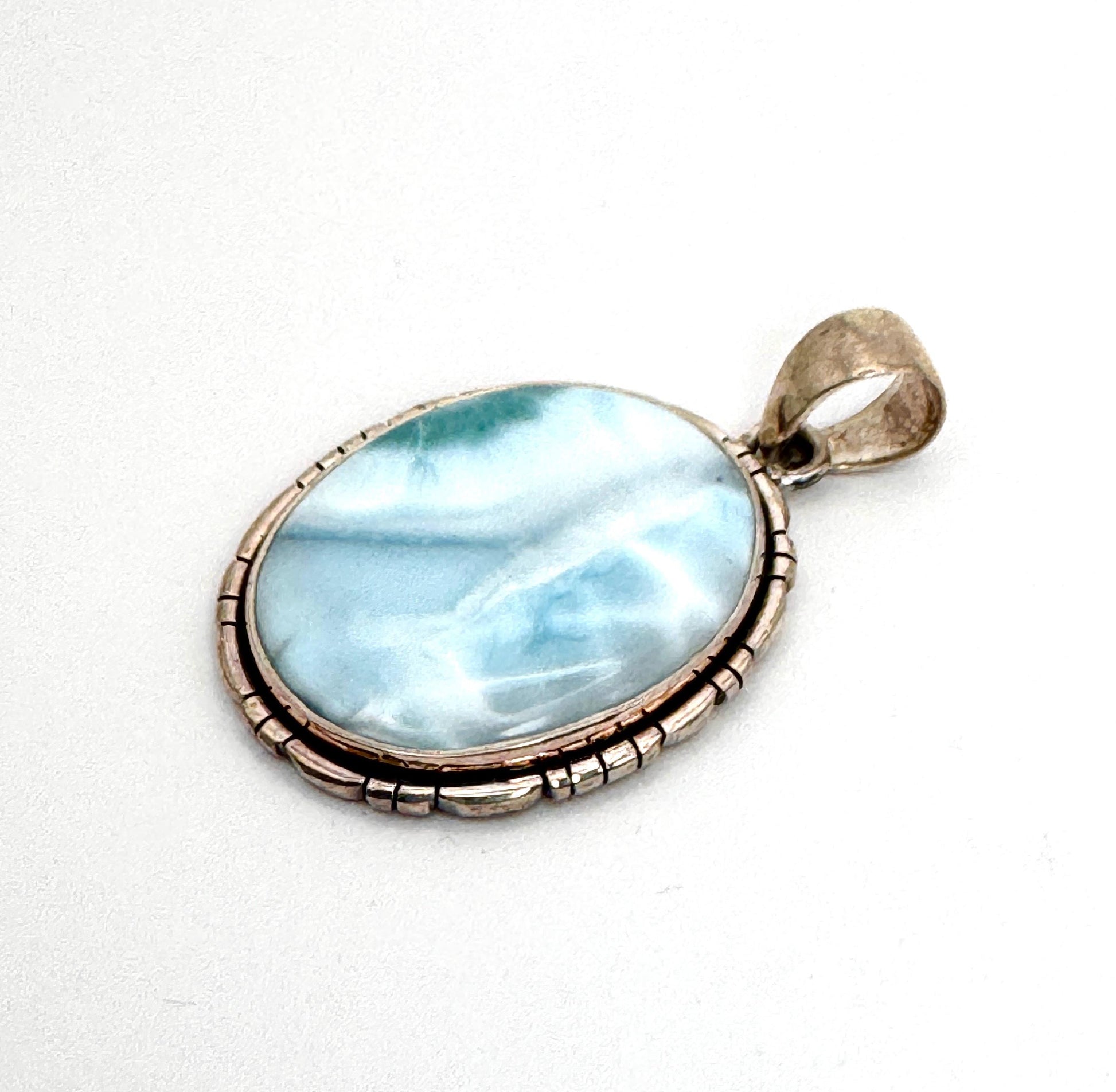 925 German Silver Gemstone Pendants – Artisan Boho Handcrafted Charm Necklace - JayKayBoutiqueOnline