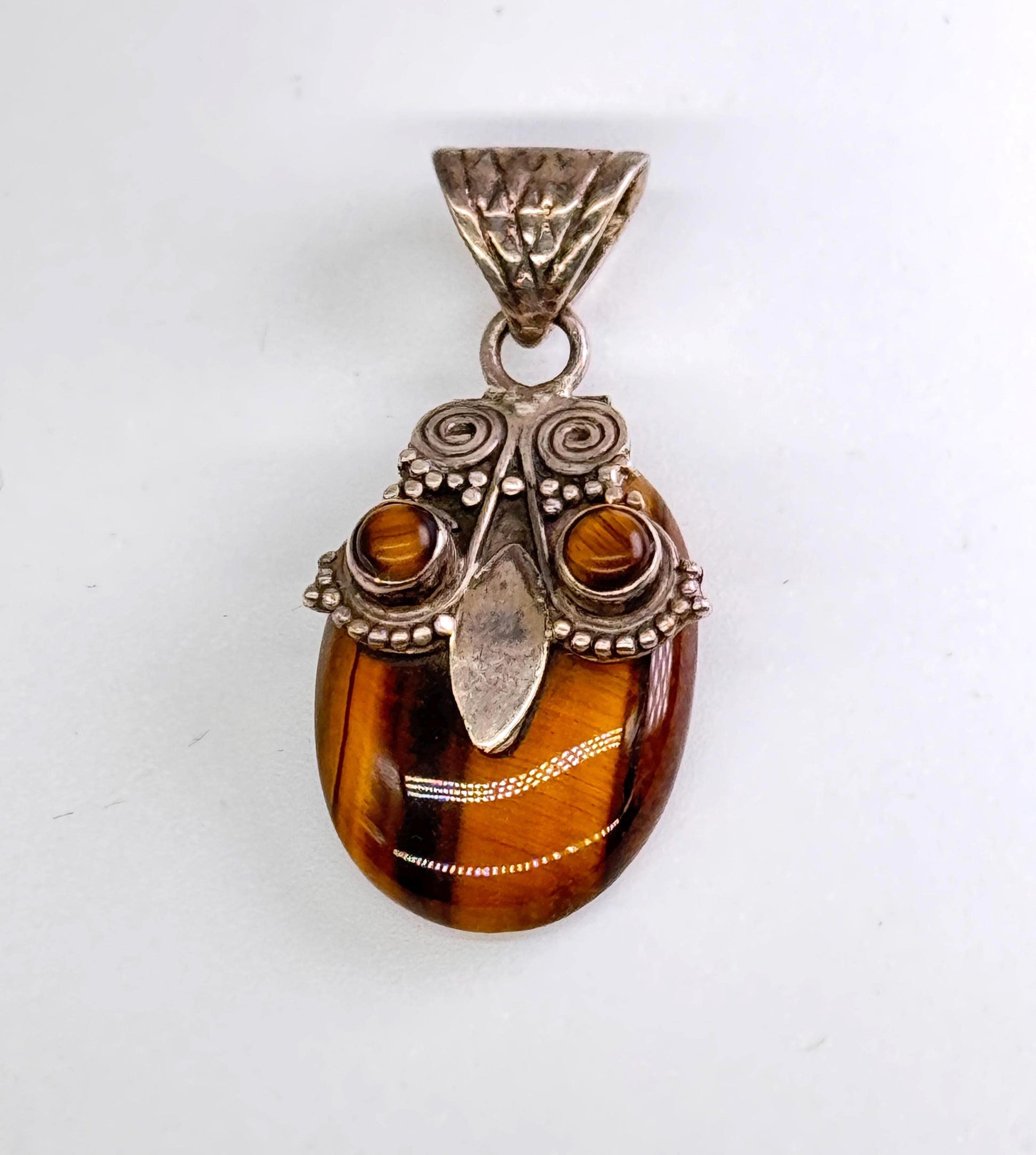 925 German Silver Gemstone Pendants – Artisan Boho Handcrafted Charm Necklace - JayKayBoutiqueOnline