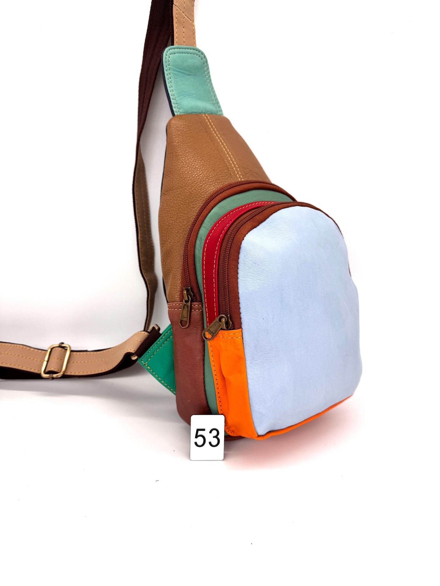 Upcycled Leather Sling Bag - JayKayBoutiqueOnline