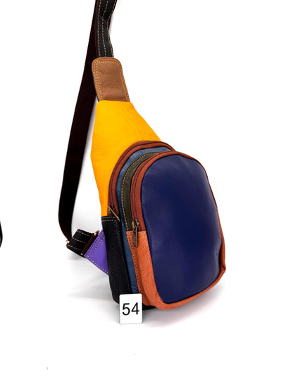 Upcycled Leather Sling Bag - JayKayBoutiqueOnline