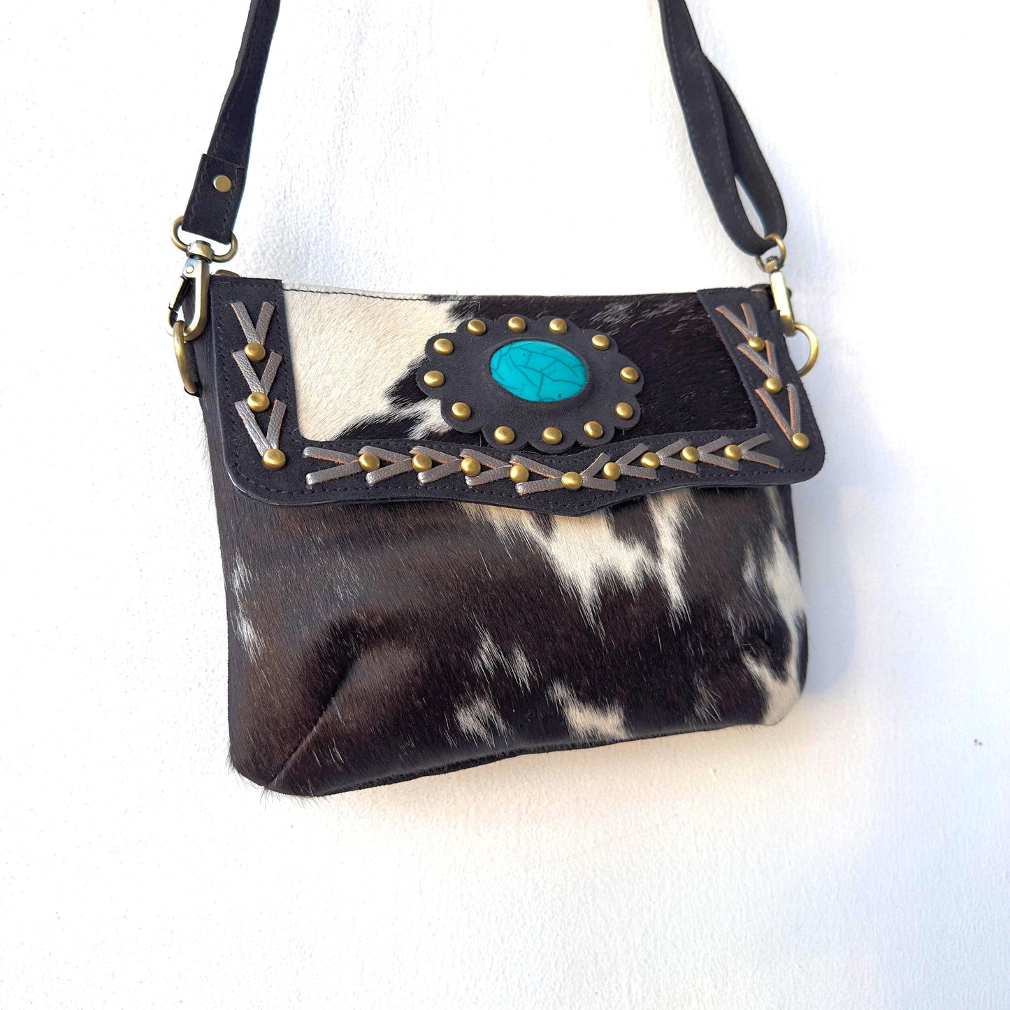Handmade Suede Crossbody Clutch - JayKayBoutiqueOnline