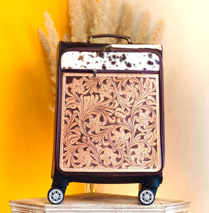 Handmade Leather Suitcase - JayKayBoutiqueOnline