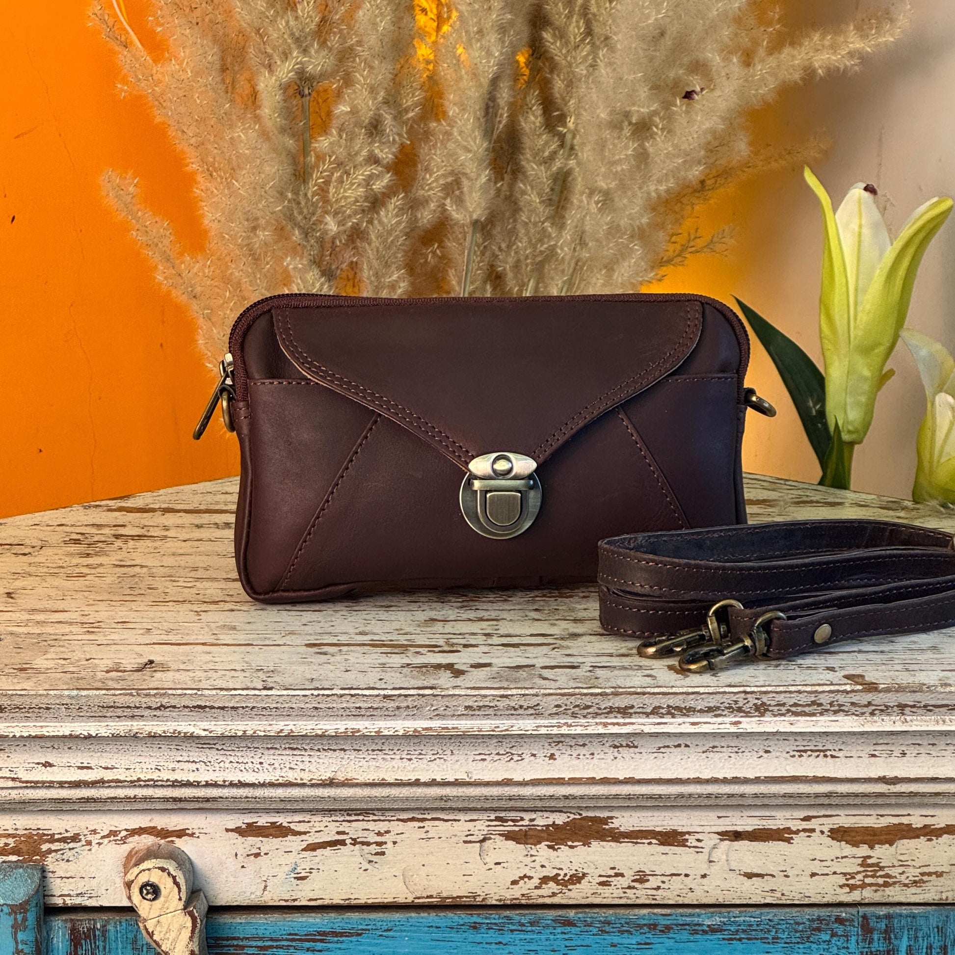 Leather Phone Purse Crossbody Small Bag - JayKayBoutiqueOnline