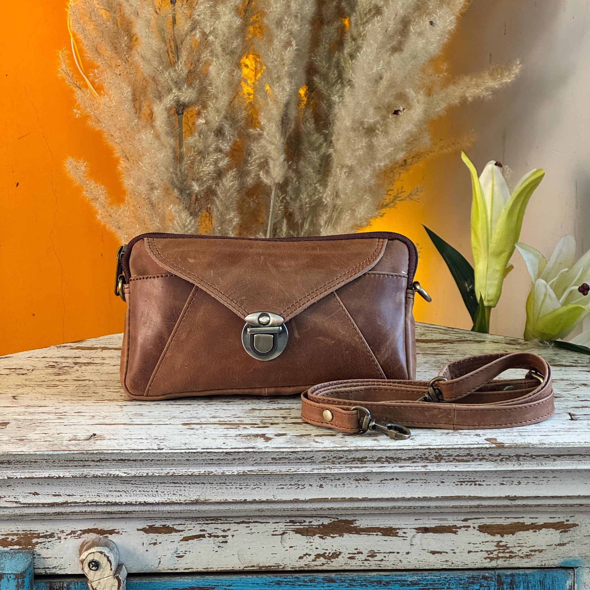 Leather Phone Purse Crossbody Small Bag - JayKayBoutiqueOnline