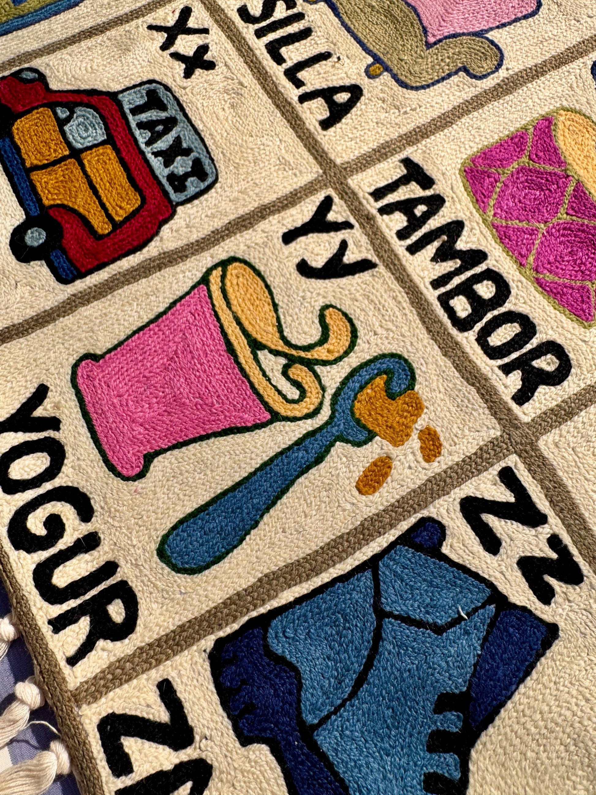 Handmade Portuguese Alphabet Tapestry for Babies and Kids - JayKayBoutiqueOnline