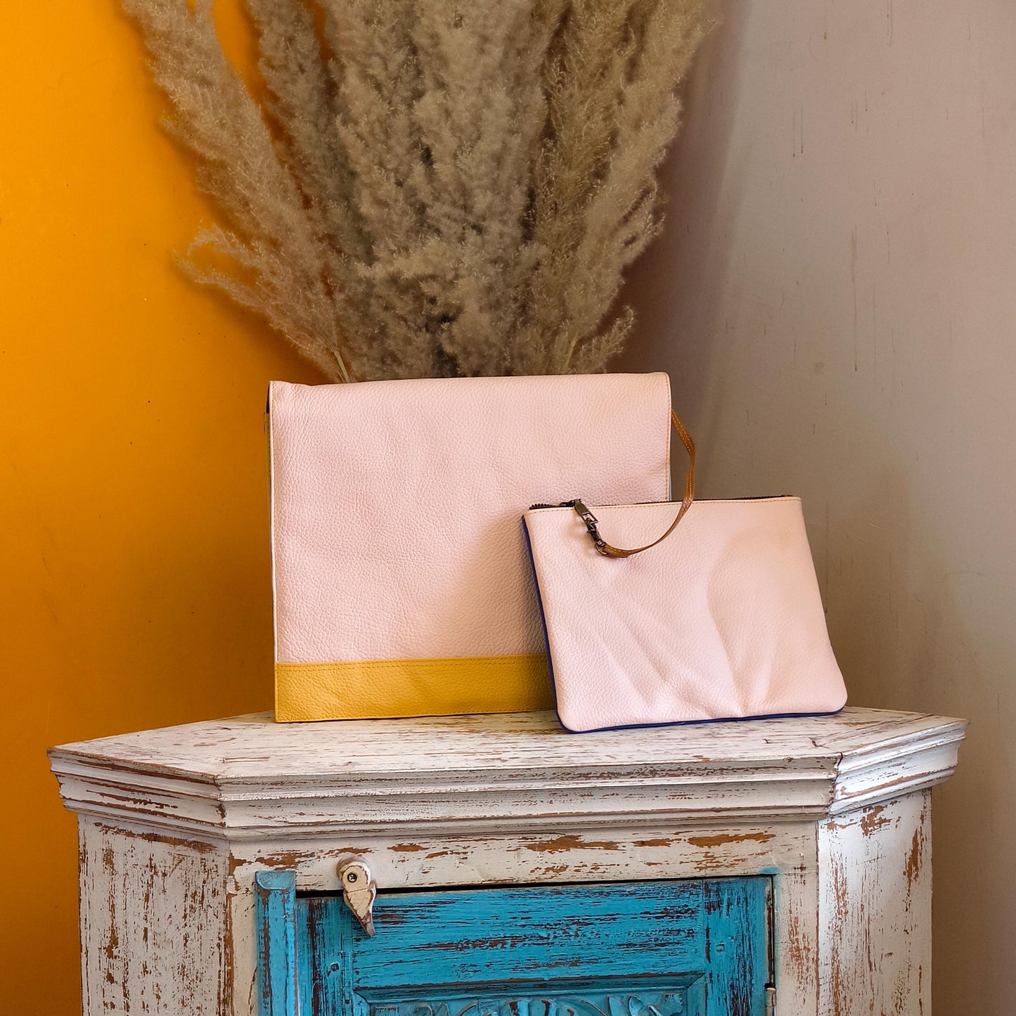 Recycled Leather Messenger Bag - JayKayBoutiqueOnline