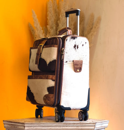 Handmade Leather Suitcase - JayKayBoutiqueOnline