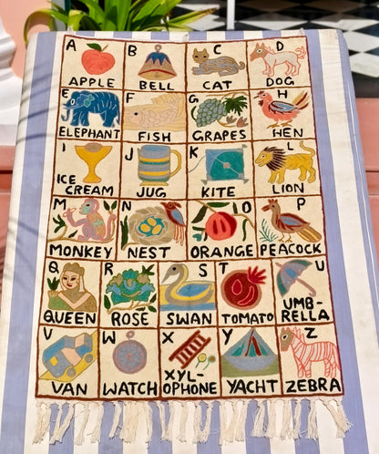 Handmade Alphabet Tapestry for Babies and kids - JayKayBoutiqueOnline