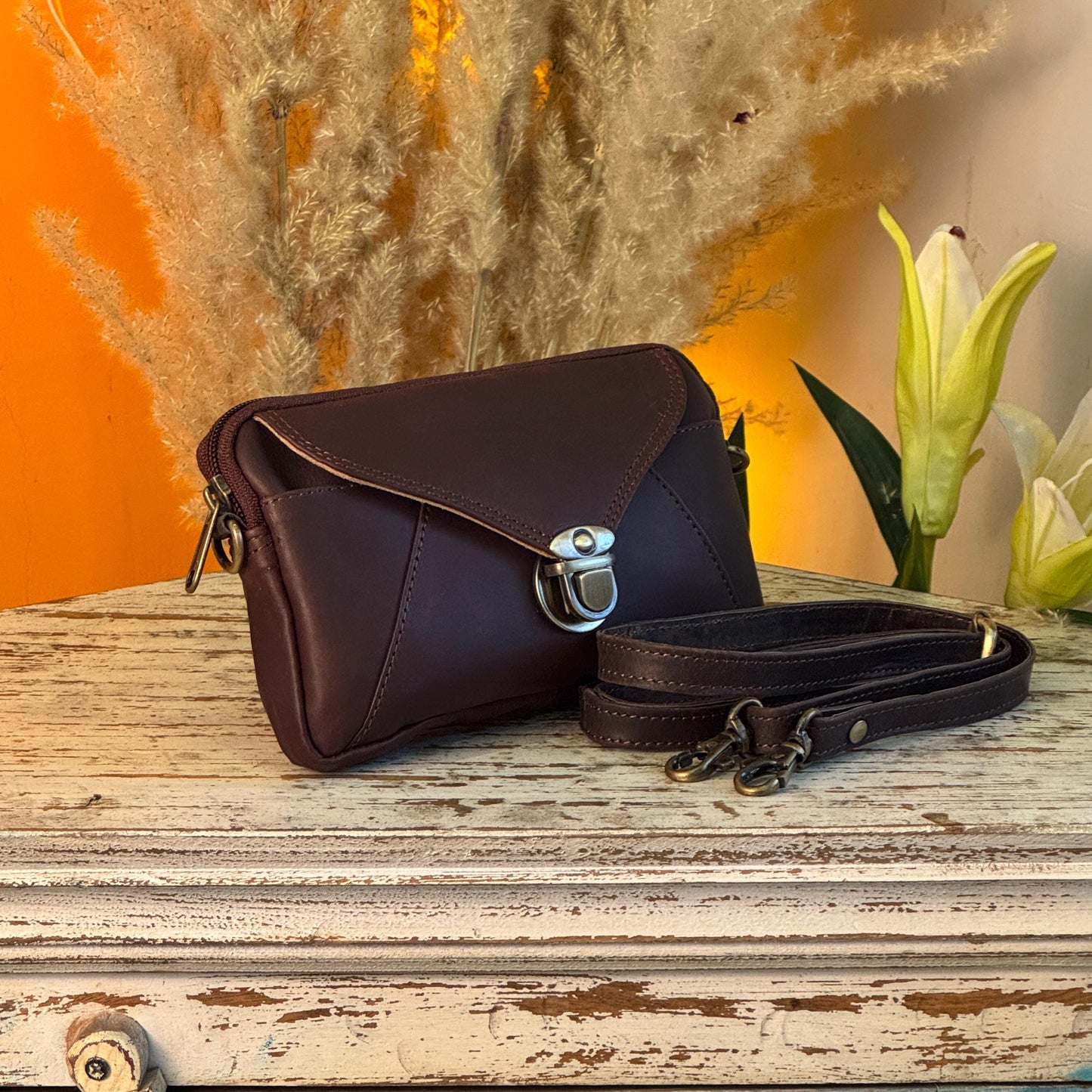 Leather Phone Purse Crossbody Small Bag - JayKayBoutiqueOnline