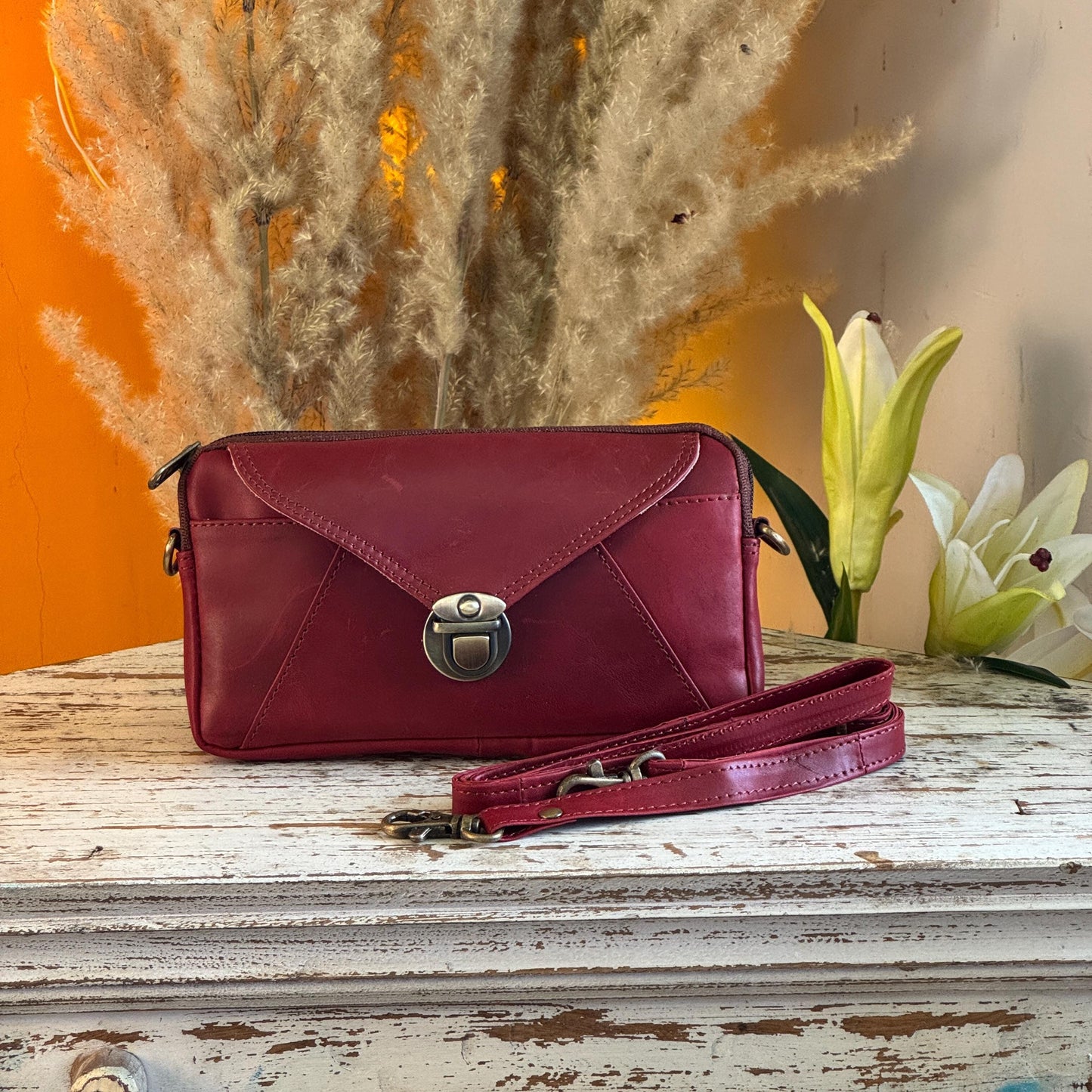 Leather Phone Purse Crossbody Small Bag - JayKayBoutiqueOnline