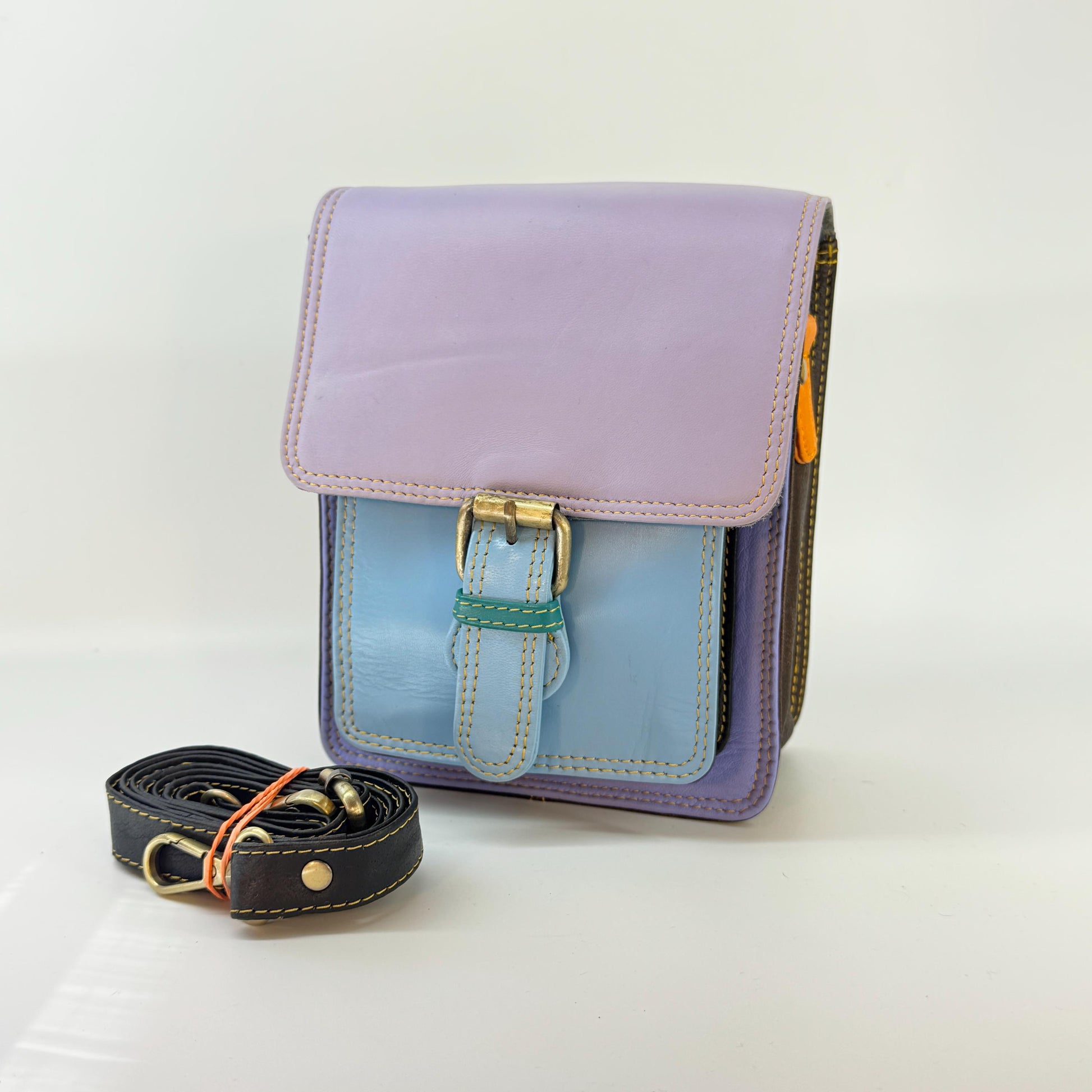 Recycled Leather Crossbody Max Phone Satchel Bag - JayKayBoutiqueOnline