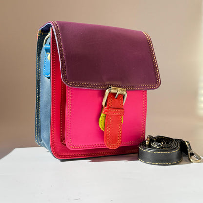 Recycled Leather Crossbody Max Phone Satchel Bag - JayKayBoutiqueOnline
