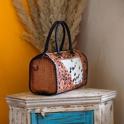 Hand Tooled Leather Speedy Bags - JayKayBoutiqueOnline
