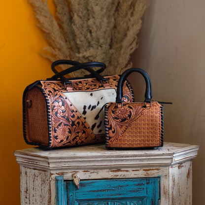Hand Tooled Leather Speedy Bags - JayKayBoutiqueOnline