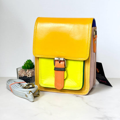 Recycled Leather Crossbody Max Phone Satchel Bag - JayKayBoutiqueOnline