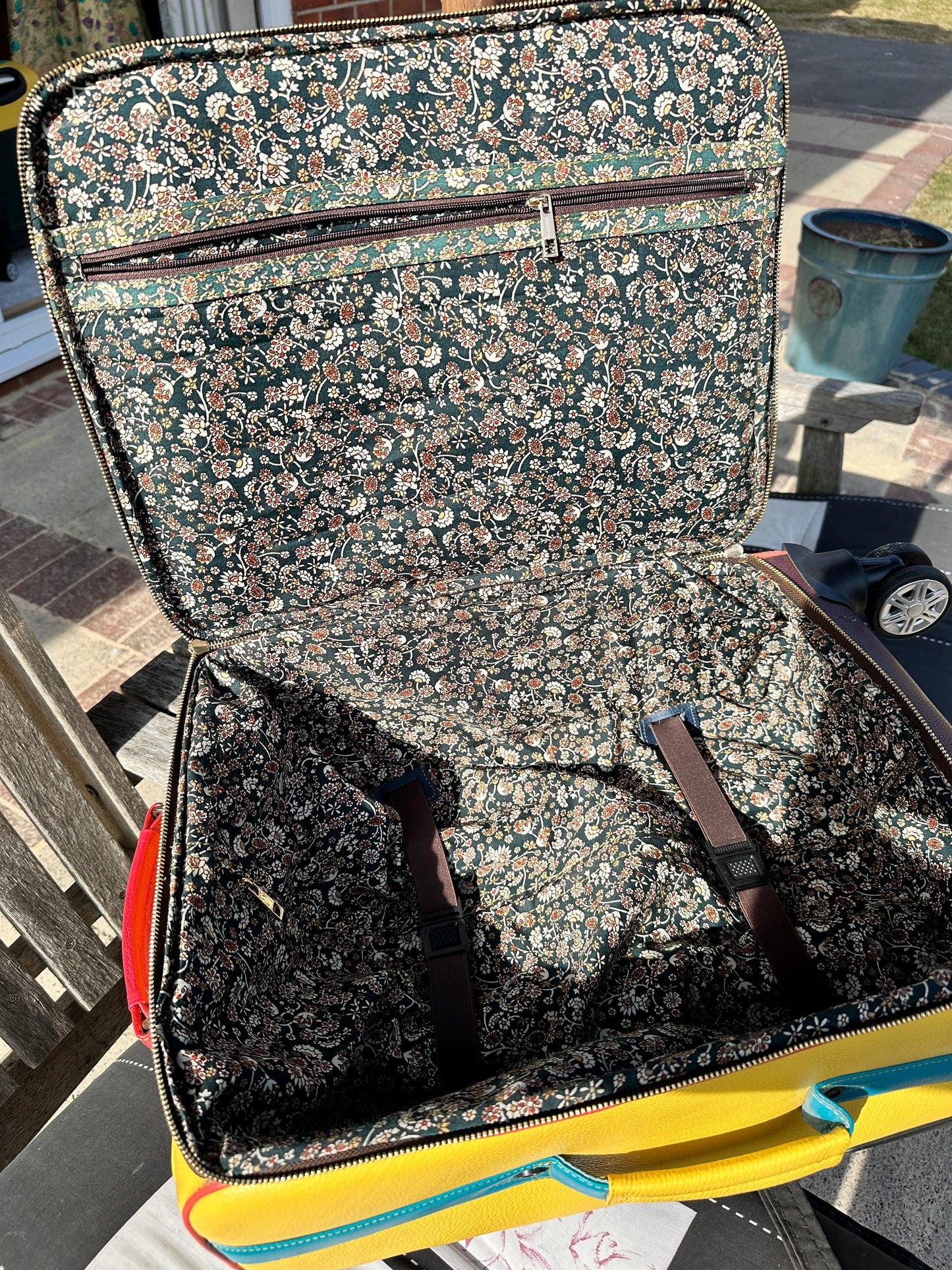 Recycled Leather Cabin Suitcase - JayKayBoutiqueOnline