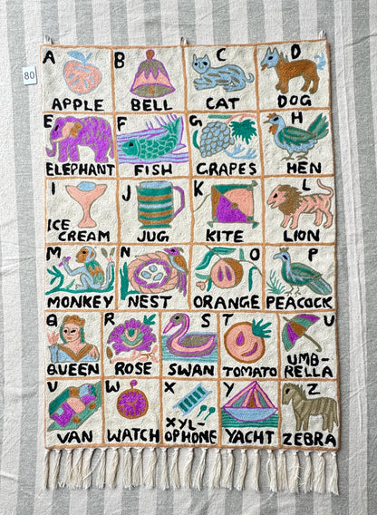 Handmade Alphabet Tapestry Portrait - JayKayBoutiqueOnline