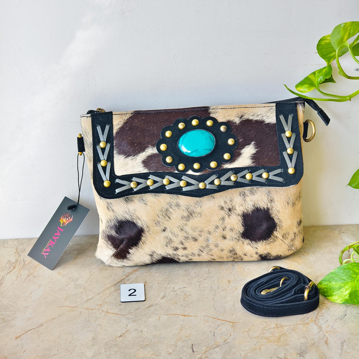 Handmade Suede Crossbody Clutch - JayKayBoutiqueOnline