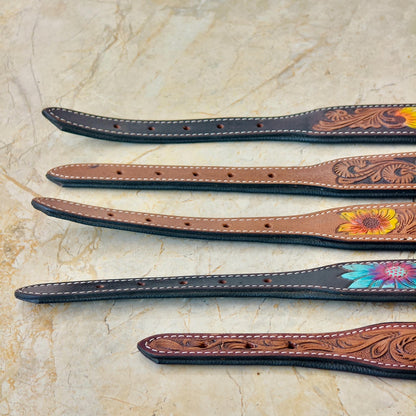 Hand-Tooled Leather Dog Collar - JayKayBoutiqueOnline