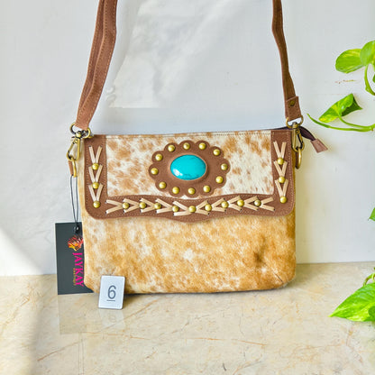 Handmade Suede Crossbody Clutch - JayKayBoutiqueOnline
